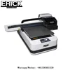ERICK embossing 3d wood glass metal advertising billboard wall flat bed printer uv