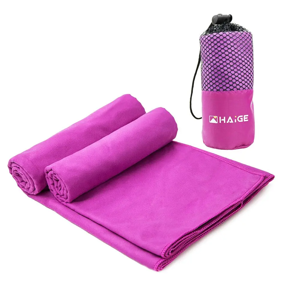 Custom New Design Workout Microfiber Zipper Pocket Gym Towel With Logo