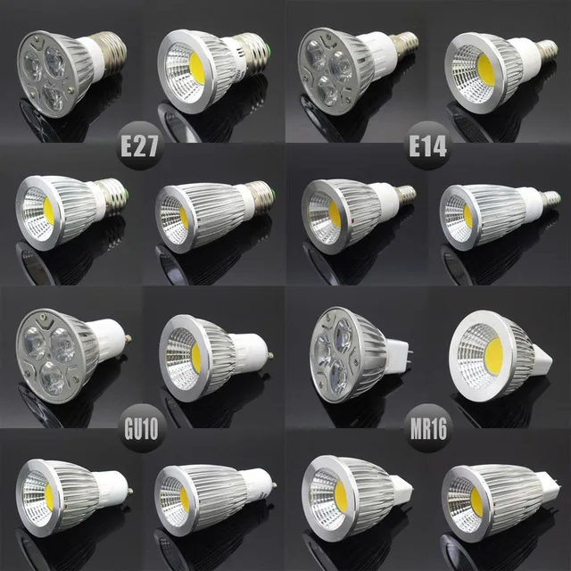 5W COB LED Spotlight MR16 12V LED Glass Cup Light Bulb LED Spot Light Bulb Lamp White/Warm White/Nature White Bulb lamp