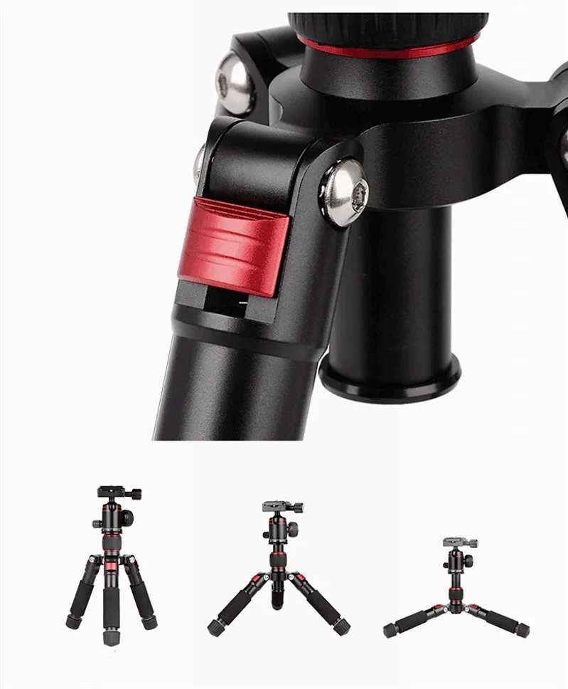 Professional Mini Tripod Monopod Camera Stand Parts Portable Carbon