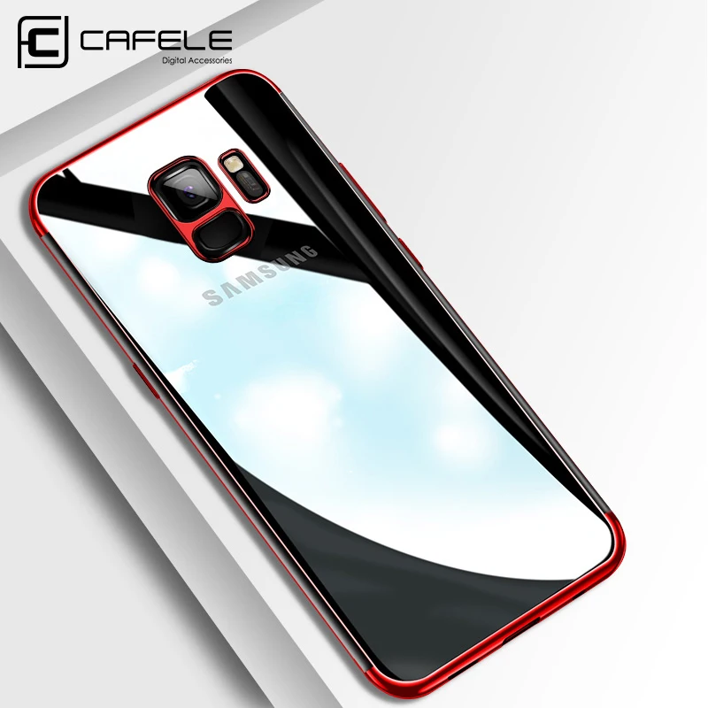 

Cafele new arrival designer mobile phone back cover telephone protective case for samsung galaxy s9 s9 plus, Black;red;rose gold;silver;blue
