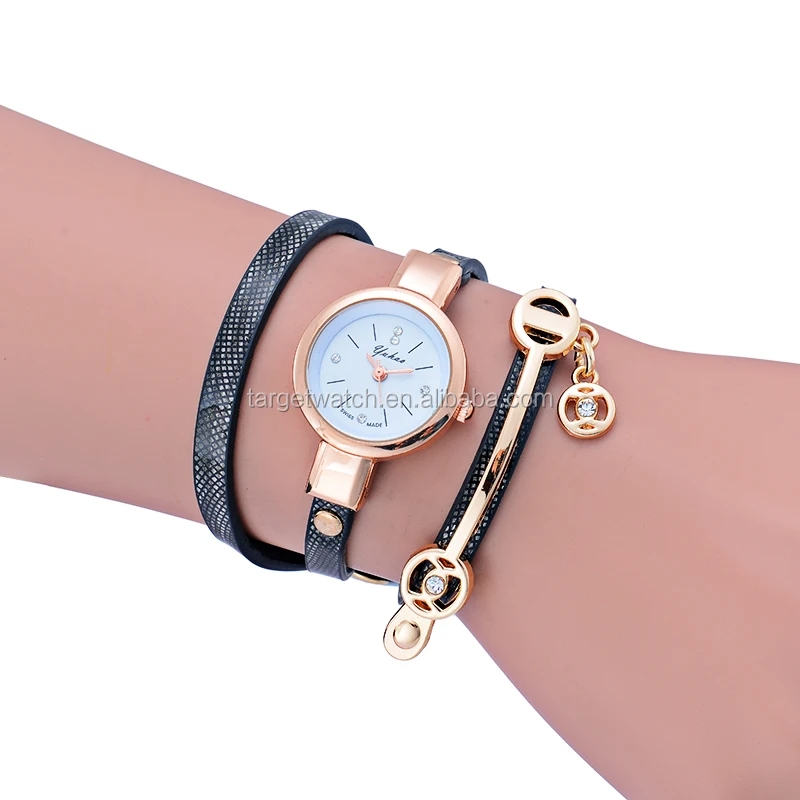 

Fashion Crystal Ladies Girl Women BANGLE BRACELET Quartz Watch reloj pulsera