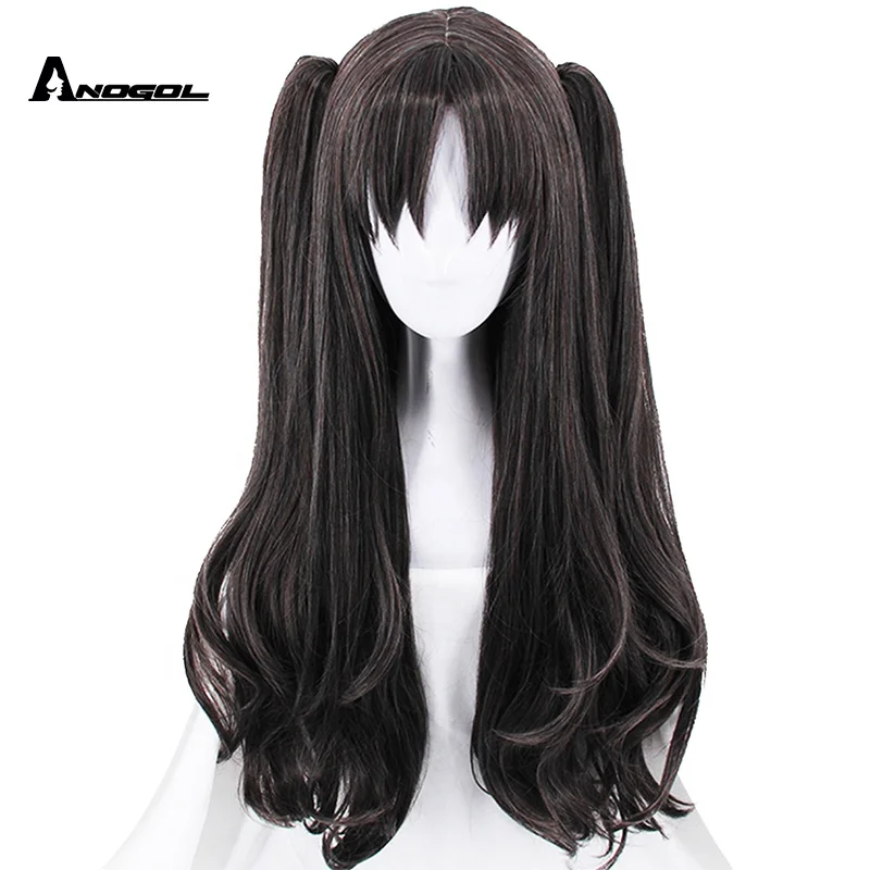 

Anogol Double Clip Brown Ponytail Fate/Grand Order Tohsaka Rin Cosplay Wig