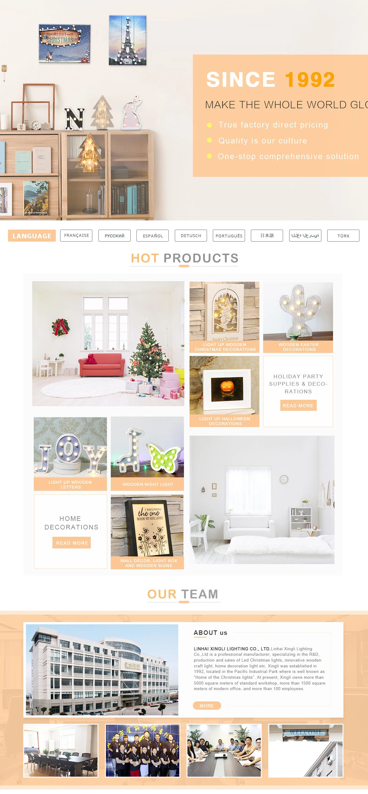 Linhai Xingli Lighting Co Ltd Wooden Craft