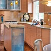 Professional Supply Custom Design Stainless Steel Kitchen Cabinet Glass Door Wall Hanging Insert Design