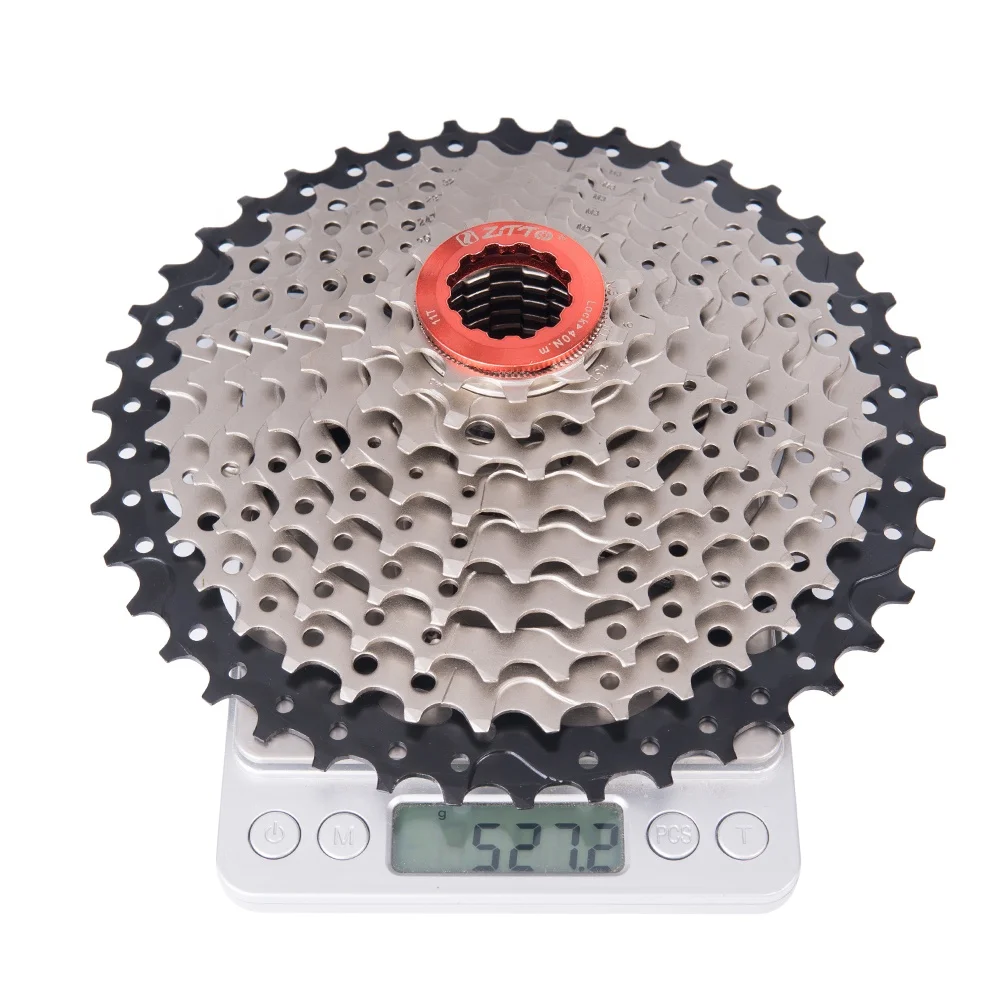 

ZTTO MTB 9 speed 11- 42T cassette Freewheel Bicycle Parts Compatible for M430 M4000 Mountain Bike