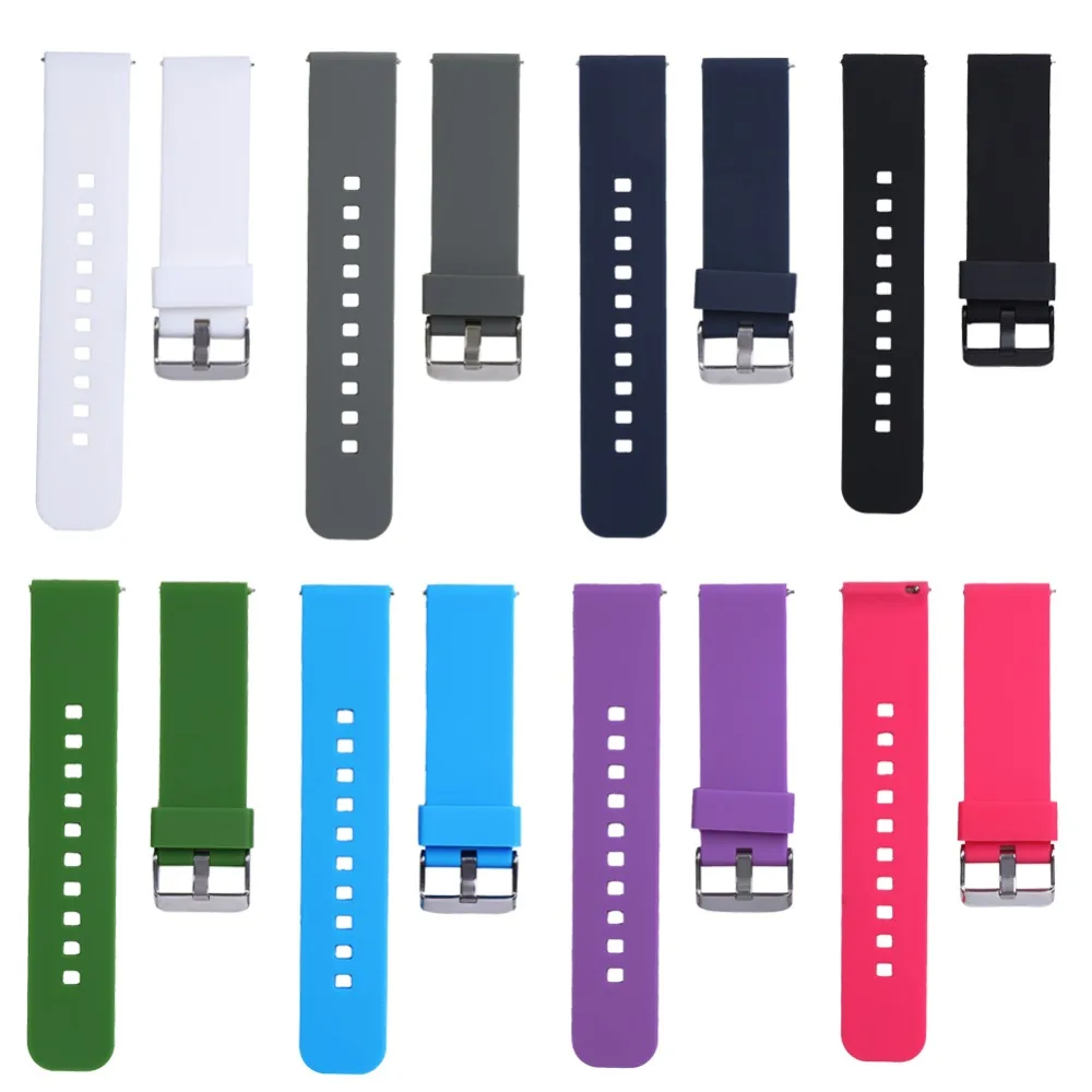 

22mm Sports Silicone Watch Bands Strap for Samsung Galaxy Gear S3 Classic SM-R770 S3 Frontier SM-R760 SM-R765 Smart Watch