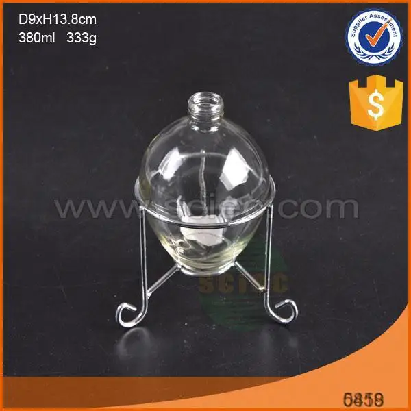 Custom Empty Jar Glass Bottle Lamp Glass Oil Lamp / Oil Lamp Wicks