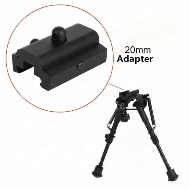 

HY hunting tripod 6 inches for 20mm hunting accessories tactical upgrade materials photographic support scaffold JM8 jm9 xm316, Black