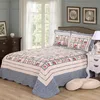 Newest Cotton Queen Size Turkish Bed Cover, Embroidery Bed Cover Designs