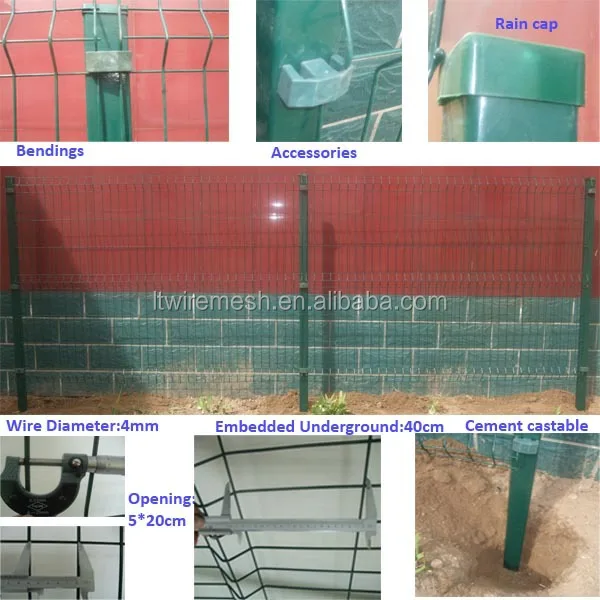 welded wire mesh fence