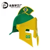 Plastic Football Fans Helmet With Mask Hat Crazy funny visor hats