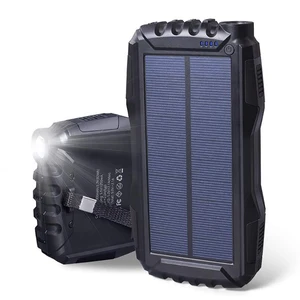 Dual USB Waterproof Solar Power Bank 50000mAh