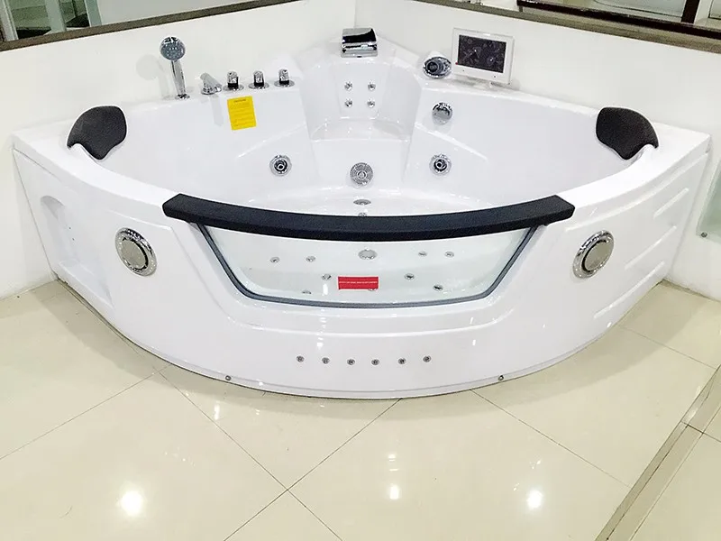 Two People Whirlpool Massage Bathtub With Tv Buy Jet Whirlpool