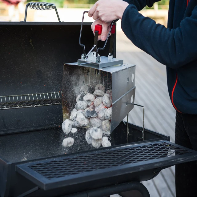 Foldable Charcoal Chimney Fire Starter For Camping Grill Buy Charcoal