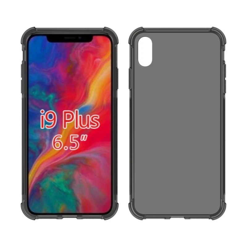 Transparent Shockproof soft Tpu cover case for iphone XS XS Max