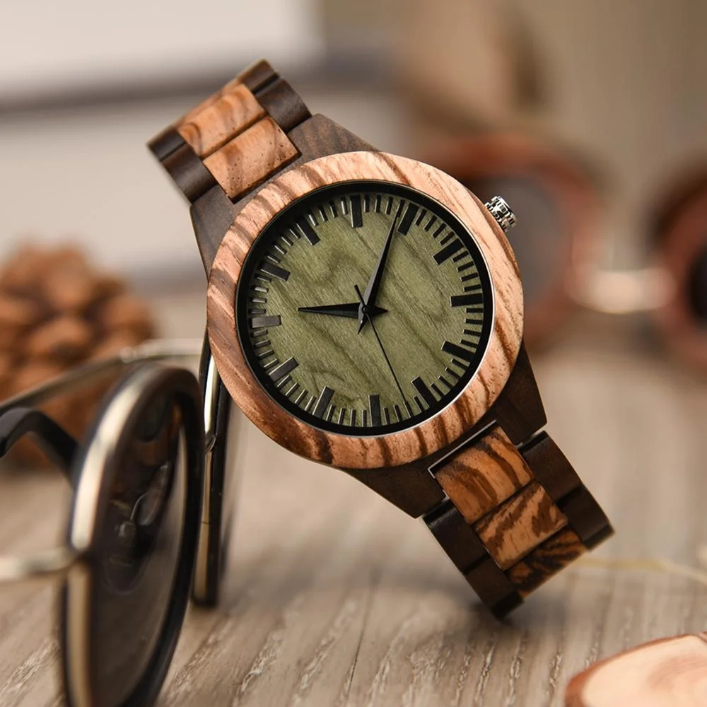 

DODO DEER Watch Stylish Wholesale Wood Quartz Wrist Fashion Men Luxury Charm Chronograph MIYOTA Round Wooden Power Reserve 40mm