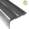 Foshan Isun High Quality Aluminum and rubber L shaped Stair Nose Tile Edging Trim