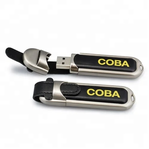OEM New Leather USB Flash drive Leather USB Memory with Customer 's LOGO - ANKUX.COM