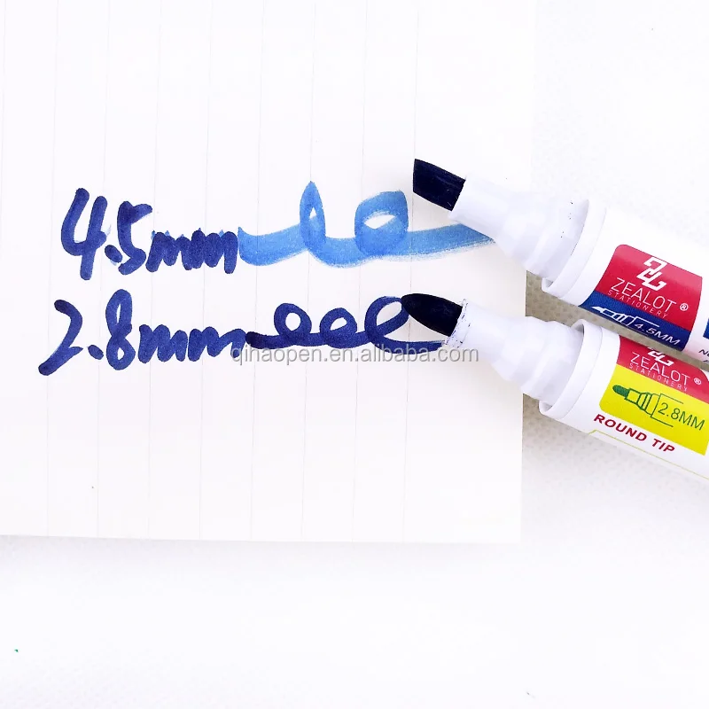 Nontoxic Dry Eras Marker Whiteboard 2.8 Mm Round 17mm Tube Whiteboard