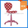 2013 design colorful base flower fabric round dot Chair pink