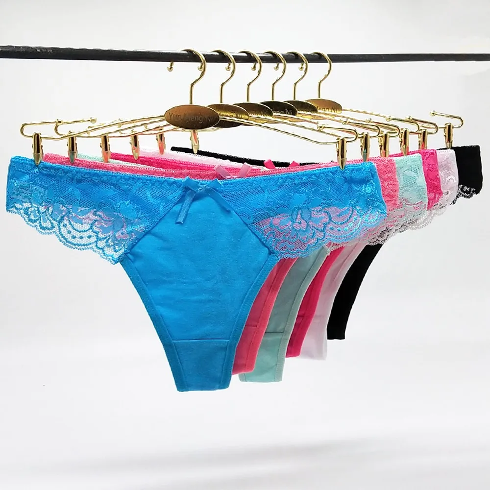 Women's Cotton Thongs: Transparent Bikini Panties & Underwear