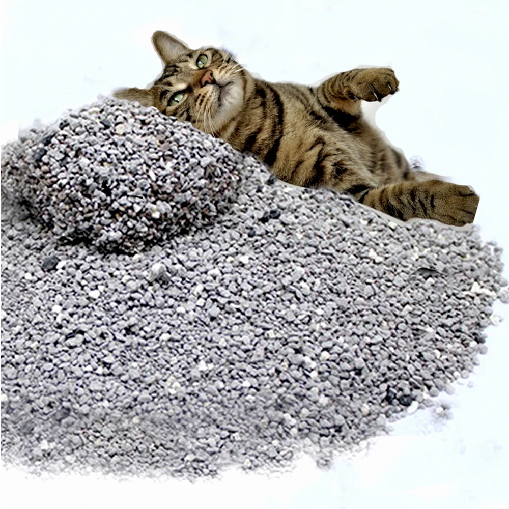 

bentonite cat litter bulk wholesale dust free, Blue gray,white,