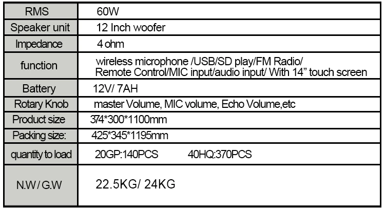 12 Inch Trolley Speaker With Display Screen Multimedia Karaoke Speaker With Touch Screen Tower Speaker - ANKUX.COM
