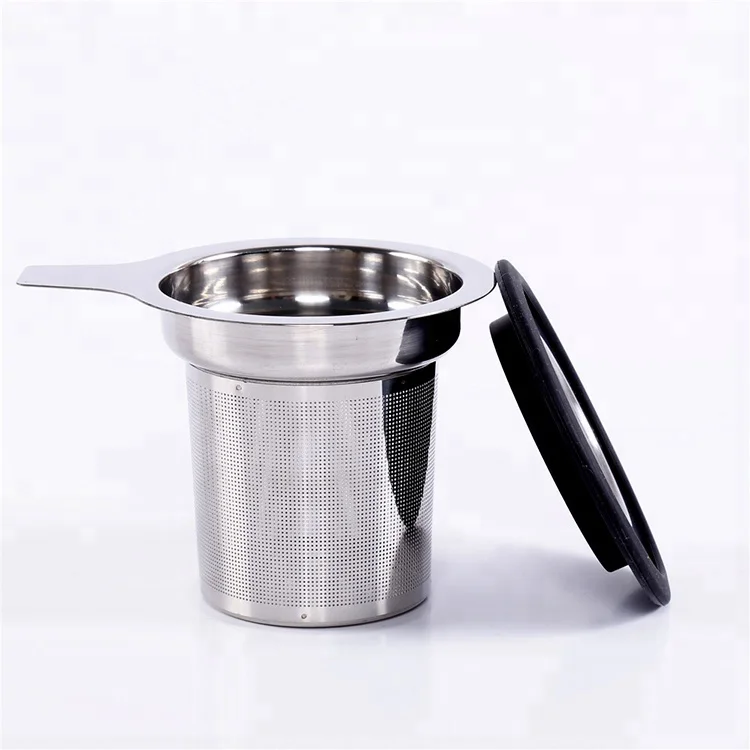 

Extra Fine FDA Approved 8/18 Stainless Steel Tea Infuser Mesh Strainer, Silver