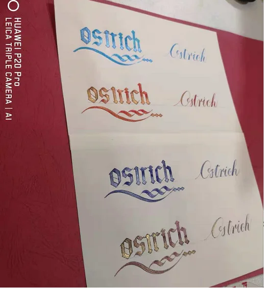 Vivid Color Shimmering Ink for Fountain Pen and Dip Pen