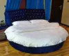 Romantic circular bed hotel bedding linen set for wholesale