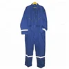 Blue cotton industrial work uniform