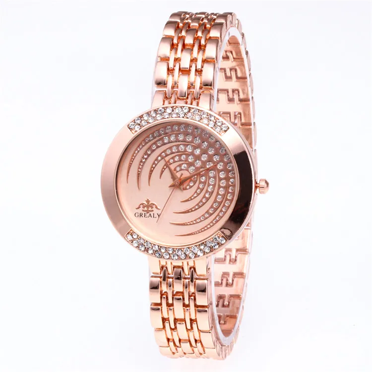 

New Products 2020 Unique Women Watch Diamond Dial Design Quartz Watch, Picture