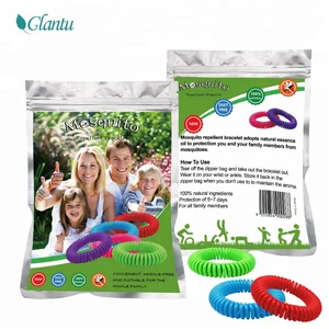 Image of Glant Health Anti Insect Mosquito Repellent Bracelets, 10 Pack Pest Control Repeller Outdoor &Indoor band