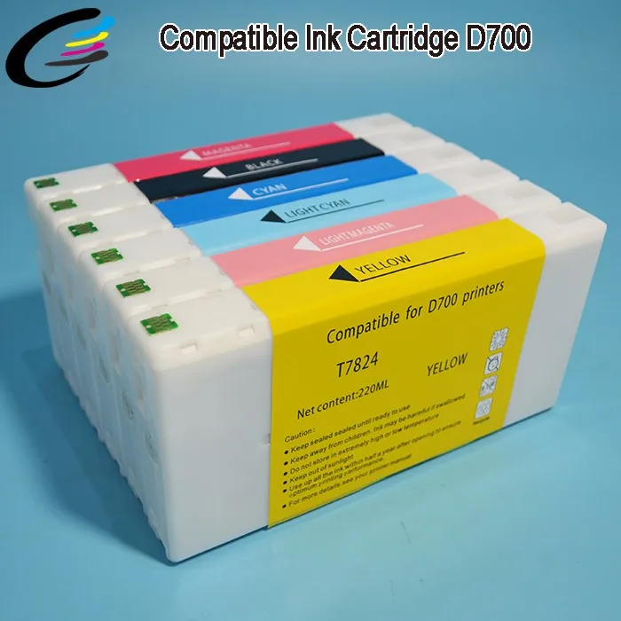 Compatible for Epson Surelab D700 Ink Cartridge Supplier with Chip T7821 -T7826