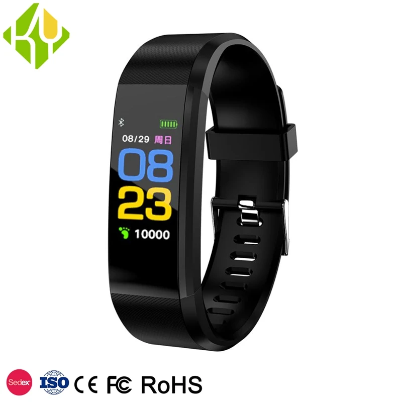 

KY 115Plus promotion bluetooth smart fitness tracker with sedex iso9001