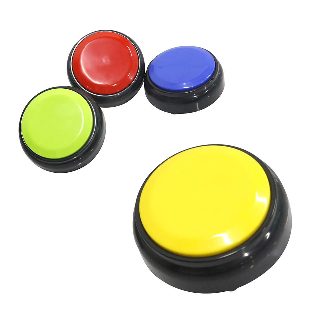 

High quality multiple colors sound button abs talking alarm clock for blind people