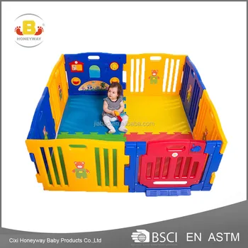 plastic play yard