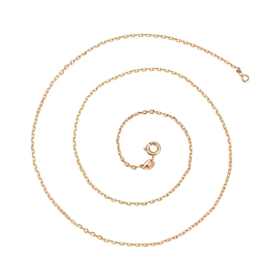 

45428 Xuping fashion jewelry Environmental Copper necklace 18K gold color plated chain necklace
