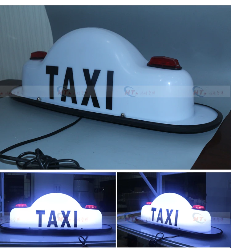 HT manufacturer white small taxi light box