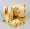 Customized design plastic and paper packaging bag/ bread packaging bag