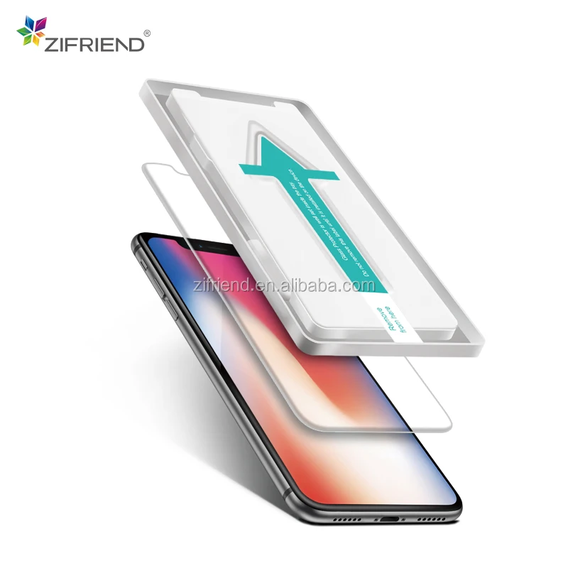 

2018 best selling wholesale asahi tempered glass screen protector for iphone X with easy install, Crystal clear