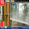aluminium wood interior windows with internal blinds