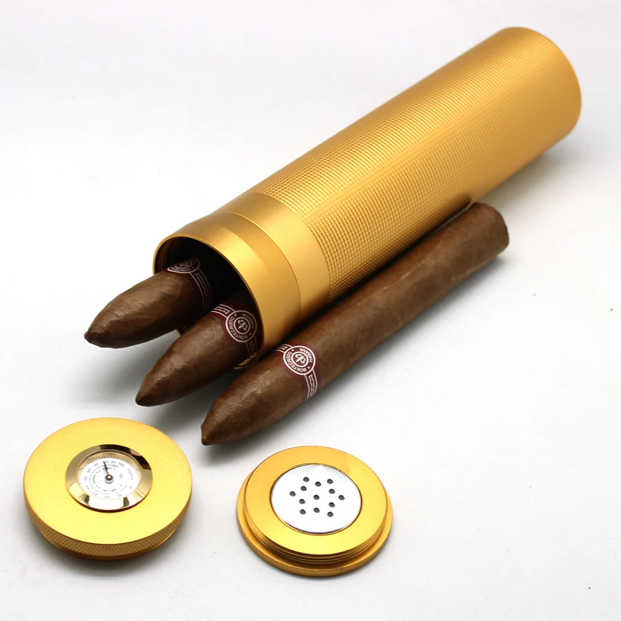 Hold 3ct Cigar Travel Aluminum Cigar Tube Humidor Buy Cigar Tube Hold