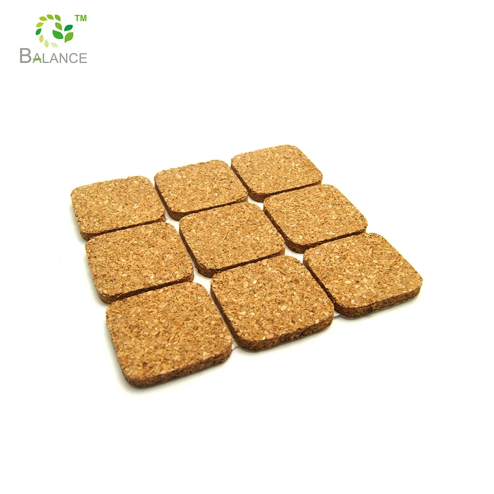 Adhesive Backed Round Sticky Cork Pads Amazon Supplier Self Adhesive