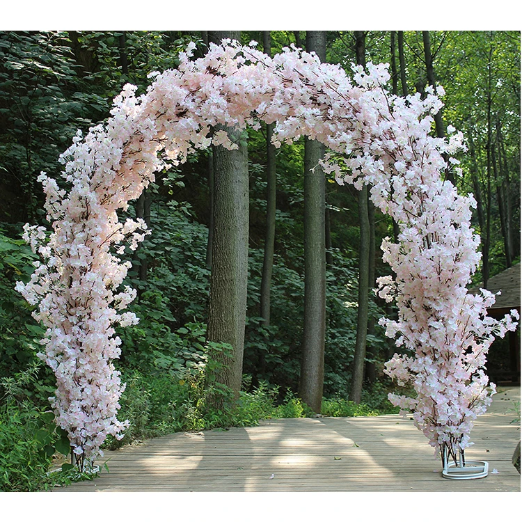 silk flower arch