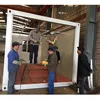 Little shipping container food kiosk In memphis