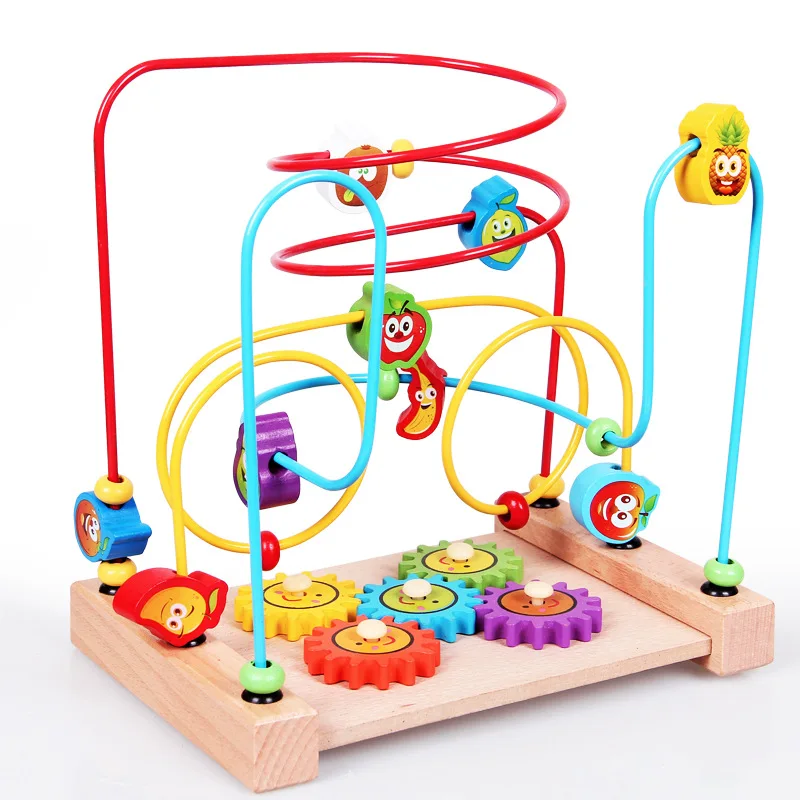 wooden bead toys for babies