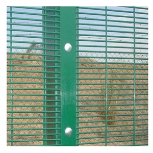 Image of pvc coated anti climb 358 high security wire mesh fence anti-cut wall fence