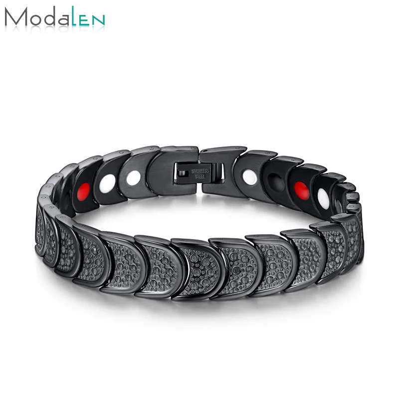 

OEM ODM Fashionable expandable major stainless magnetic bracelets china, Customized color